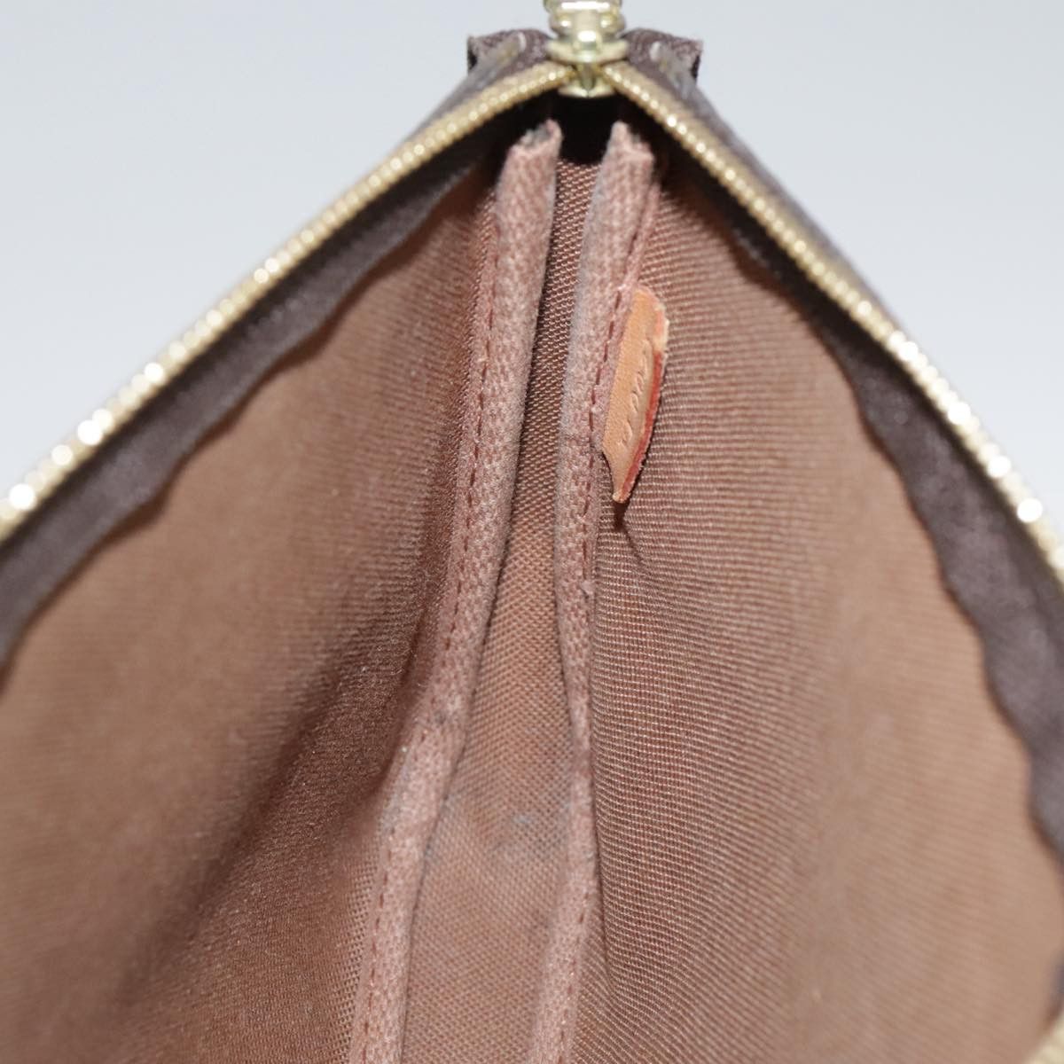 Louis Vuitton Pochette Accessoire Brown Canvas Clutch Bag (Pre-Owned) Size ONE SIZE - 15 Thumbnail