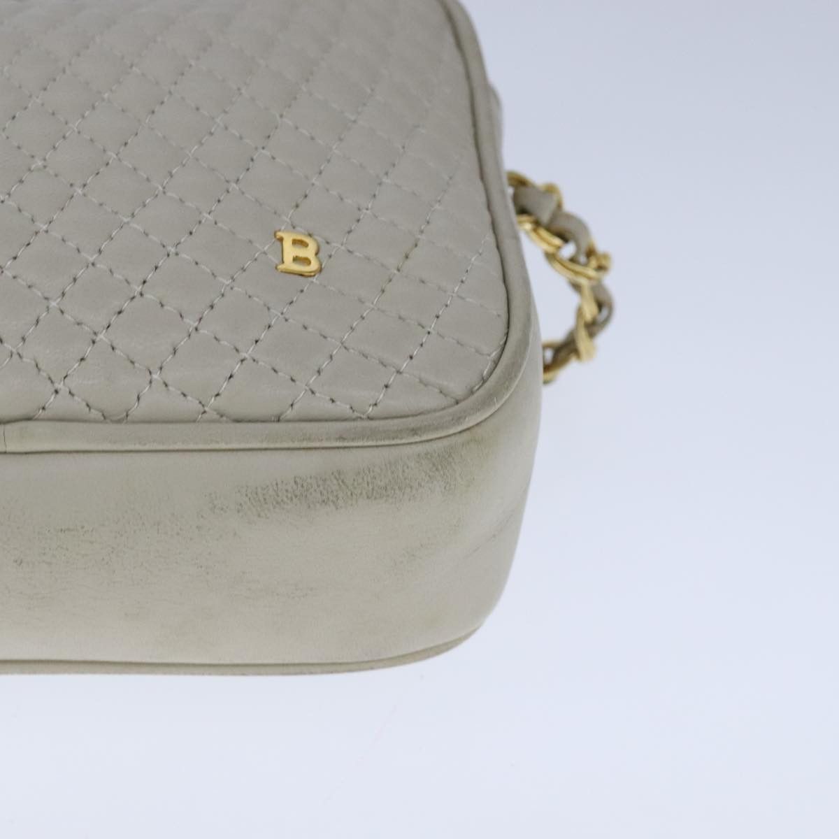 Bally Grey Leather Shoulder Bag (Pre-Owned) Size ONE SIZE - 8 Thumbnail