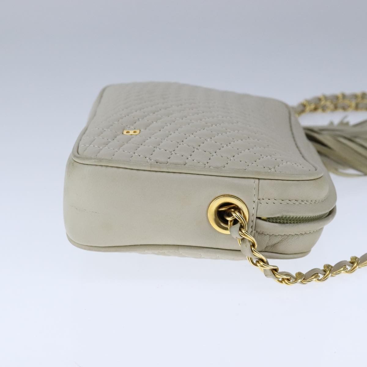 Bally Grey Leather Shoulder Bag (Pre-Owned) Size ONE SIZE - 4 Thumbnail