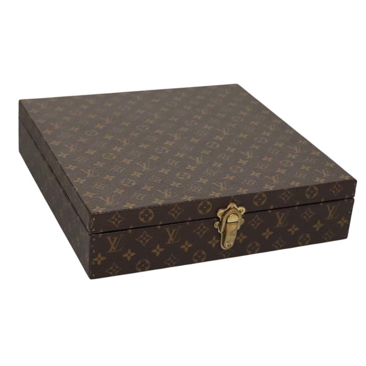 Louis Vuitton Jewelry Case Brown Canvas Briefcase Bag (Pre-Owned) Size ONE SIZE - 3 Thumbnail