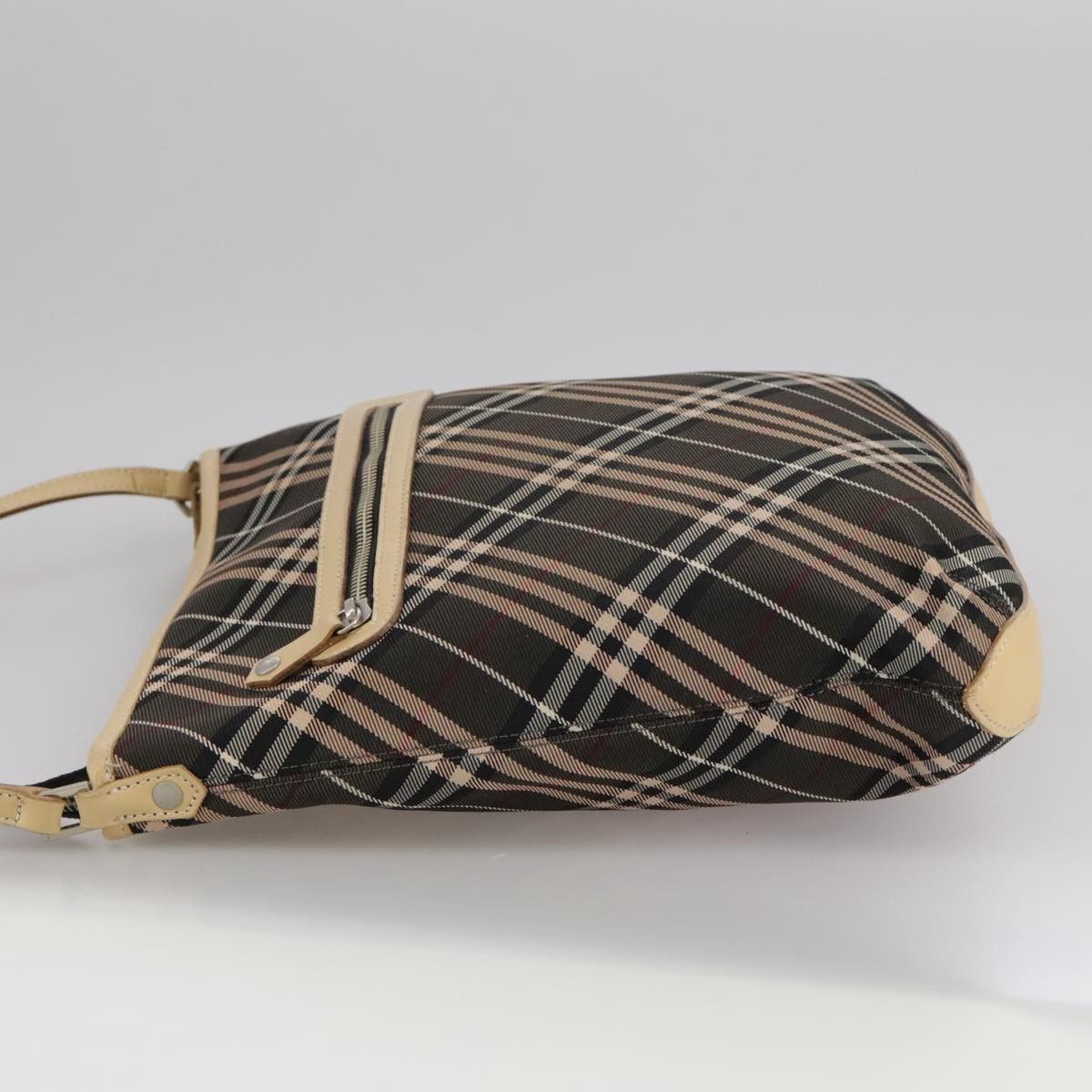 Burberry Blue Label Brown Canvas Shoulder Bag (Pre-Owned) Size ONE SIZE - 3 Thumbnail