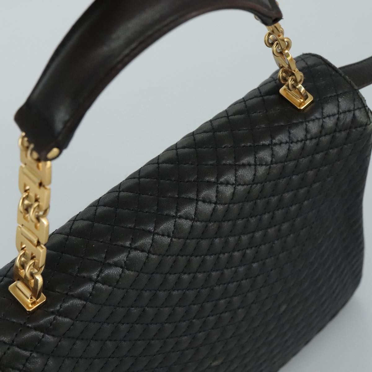 Bally Black Leather Handbag (Pre-Owned) Size ONE SIZE - 15 Thumbnail