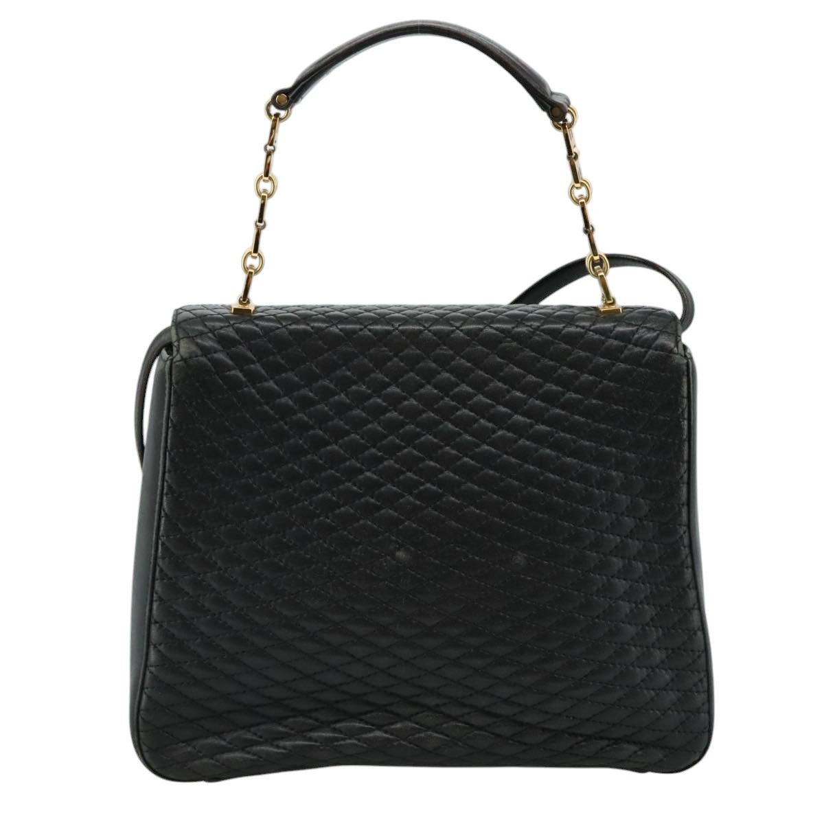 Bally Black Leather Handbag (Pre-Owned) Size ONE SIZE - 2 Thumbnail