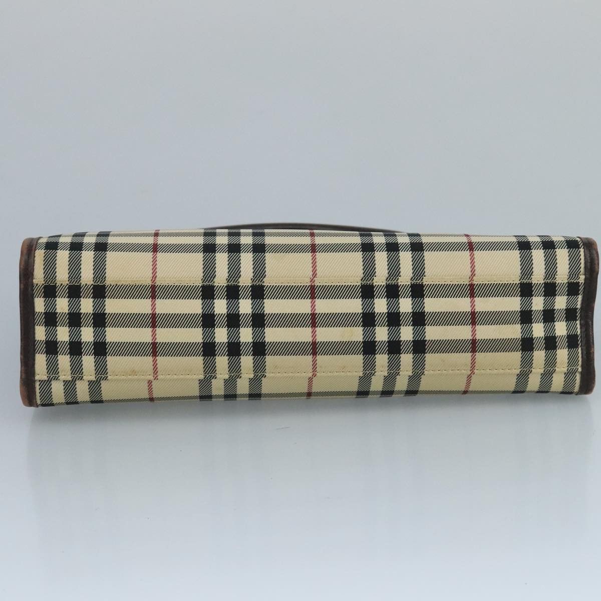 Burberry Nova Check Beige Canvas Handbag (Pre-Owned) Size ONE SIZE - 17 Thumbnail
