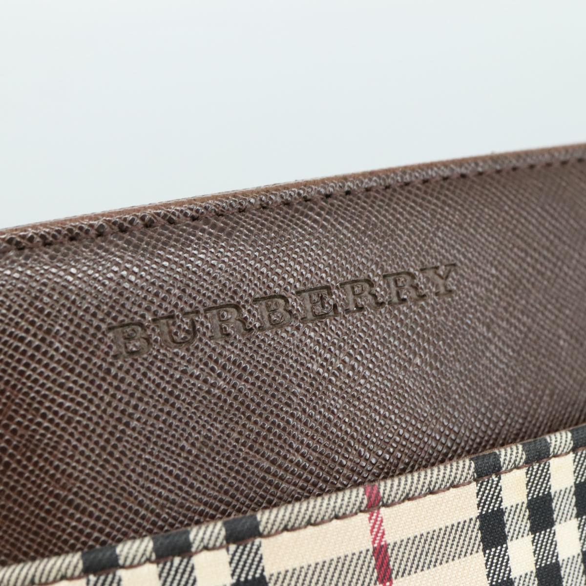 Burberry Nova Check Beige Canvas Handbag (Pre-Owned) Size ONE SIZE - 19 Thumbnail