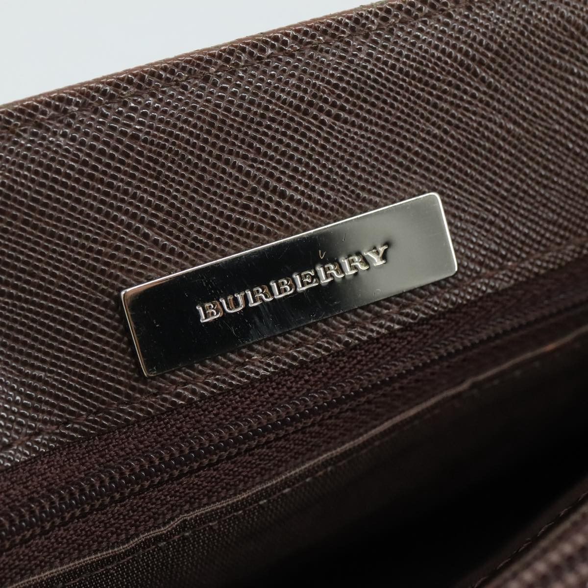 Burberry Nova Check Beige Canvas Handbag (Pre-Owned) Size ONE SIZE - 14 Thumbnail