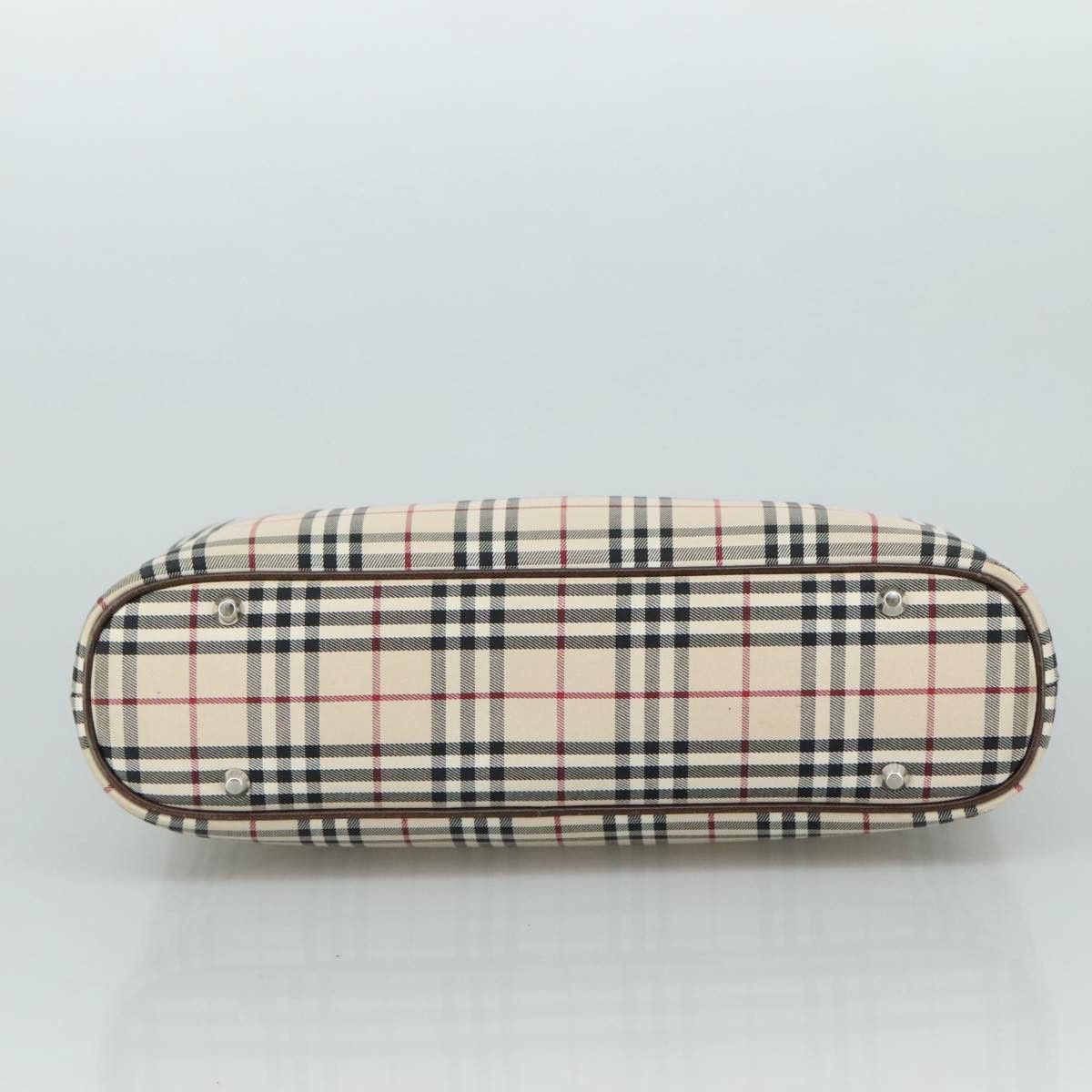 Burberry Nova Check Beige Canvas Handbag (Pre-Owned) Size ONE SIZE - 18 Thumbnail