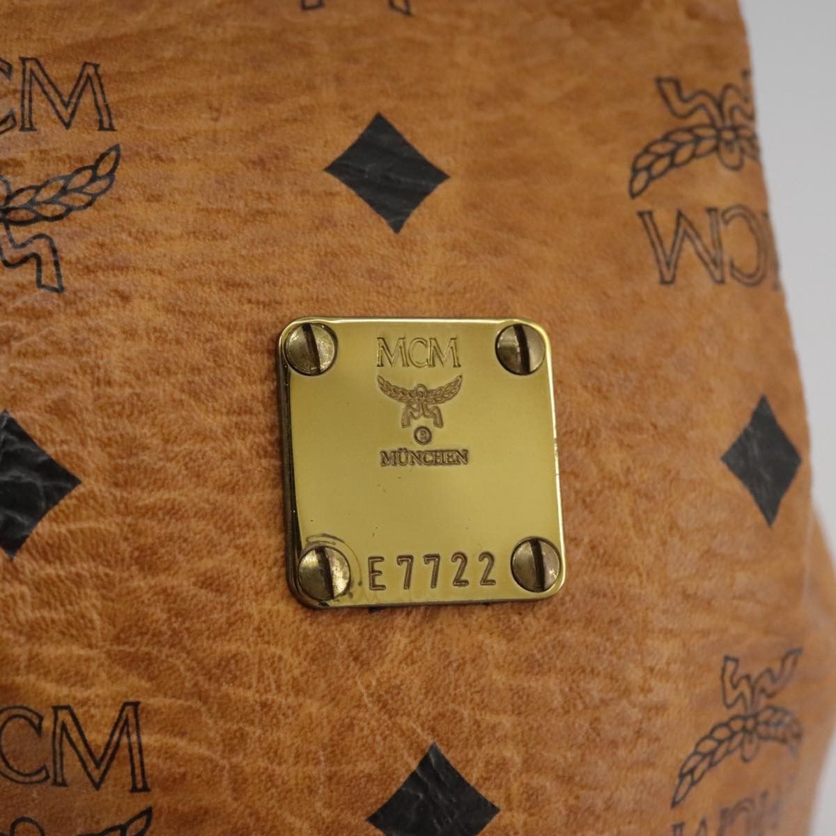 MCM Visetos Brown Canvas Shoulder Bag (Pre-Owned) Size ONE SIZE - 13 Thumbnail