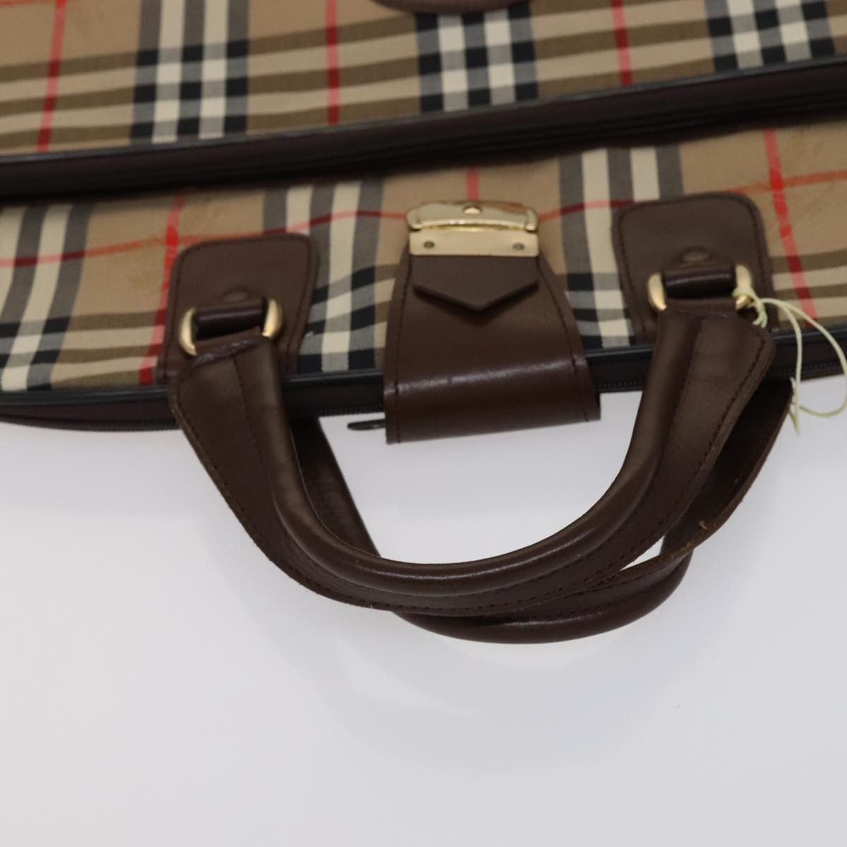 Burberry Nova Check Beige Canvas Travel Bag (Pre-Owned) Size ONE SIZE - 5 Thumbnail
