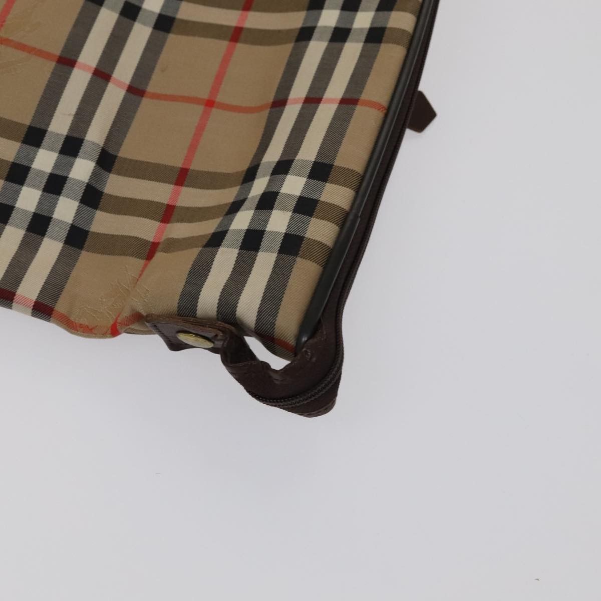Burberry Nova Check Beige Canvas Travel Bag (Pre-Owned) Size ONE SIZE - 9 Thumbnail