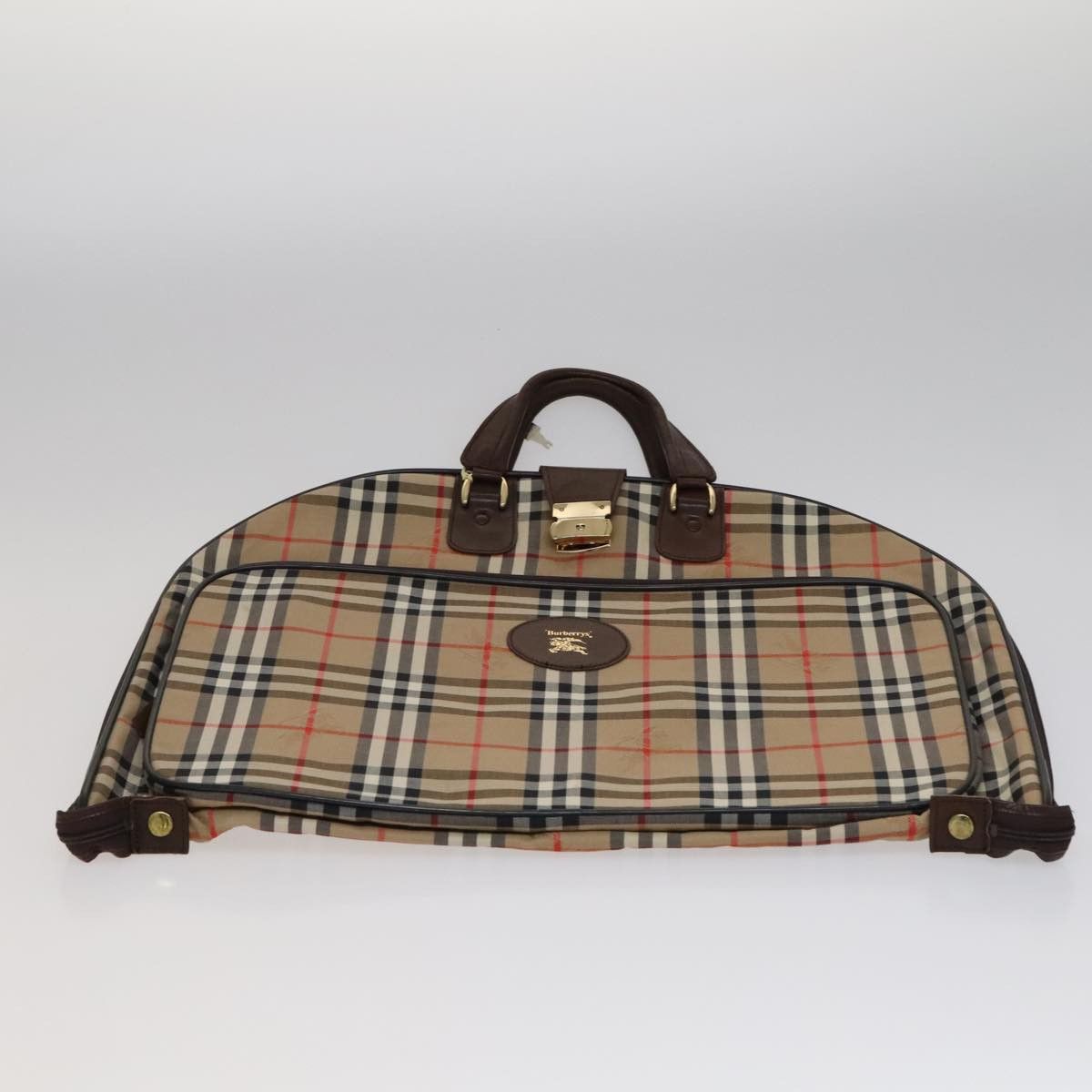 Burberry Nova Check Beige Canvas Travel Bag (Pre-Owned) Size ONE SIZE - 18 Thumbnail