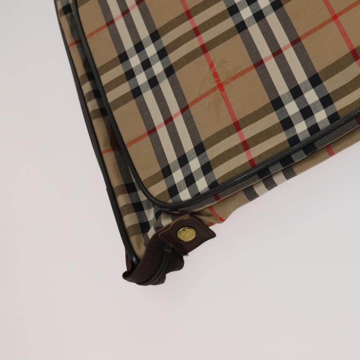 Burberry Nova Check Beige Canvas Travel Bag (Pre-Owned) Size ONE SIZE - 8 Thumbnail