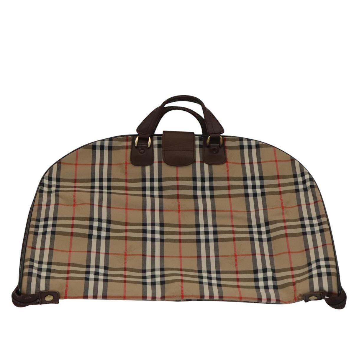 Burberry Nova Check Beige Canvas Travel Bag (Pre-Owned) Size ONE SIZE - 2 Thumbnail