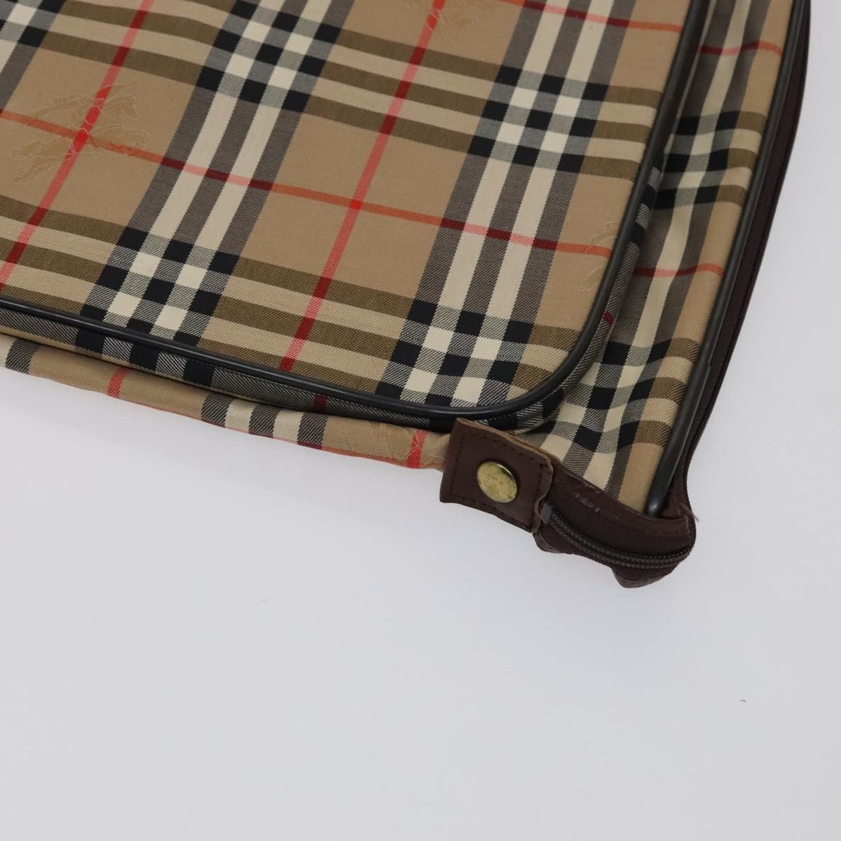 Burberry Nova Check Beige Canvas Travel Bag (Pre-Owned) Size ONE SIZE - 7 Thumbnail