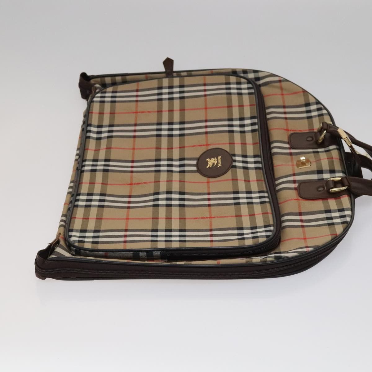 Burberry Nova Check Beige Canvas Travel Bag (Pre-Owned) Size ONE SIZE - 3 Thumbnail