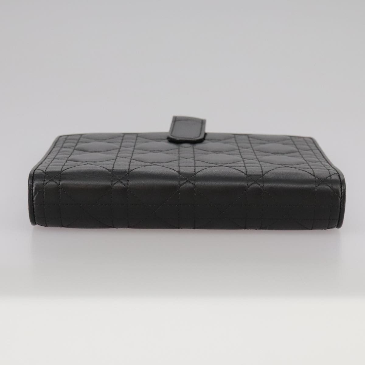 Dior Cannage Stitch Black Leather Wallet (Pre-Owned) Size ONE SIZE - 4 Thumbnail
