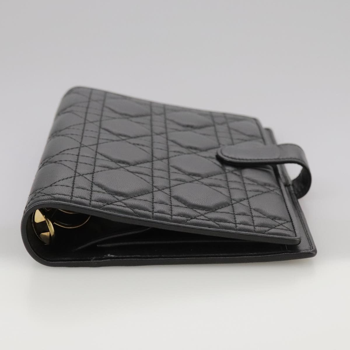 Dior Cannage Stitch Black Leather Wallet (Pre-Owned) Size ONE SIZE - 15 Thumbnail