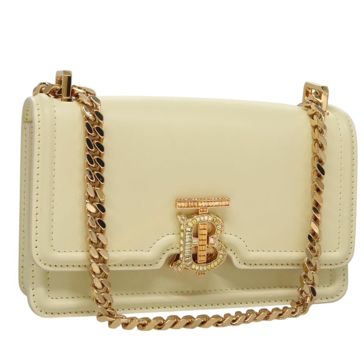 Burberry Tb Beige Leather Shoulder Bag (Pre-Owned) Size ONE SIZE - 16 Thumbnail