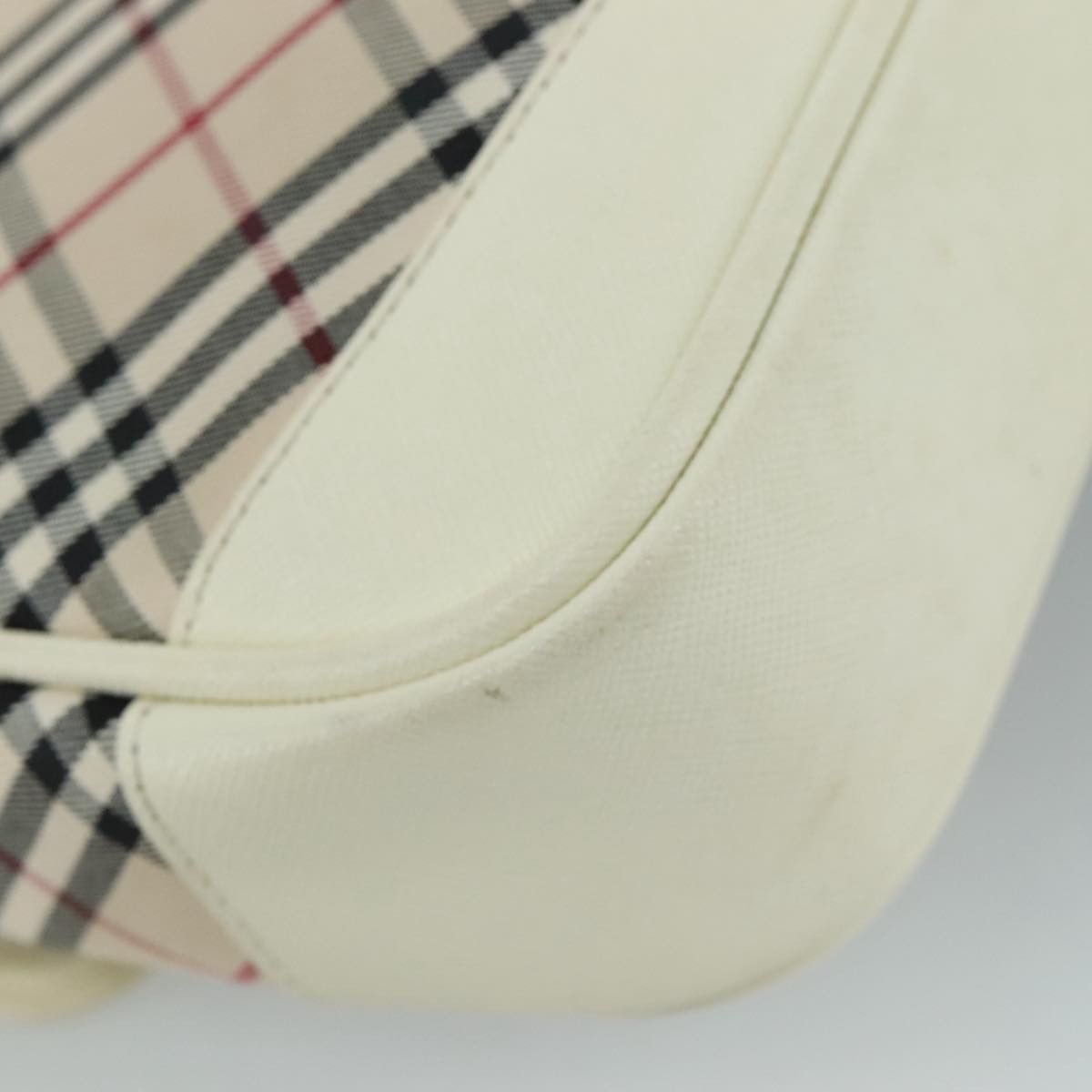 Burberry Nova Check Beige Canvas Shoulder Bag (Pre-Owned) Size ONE SIZE - 10 Thumbnail