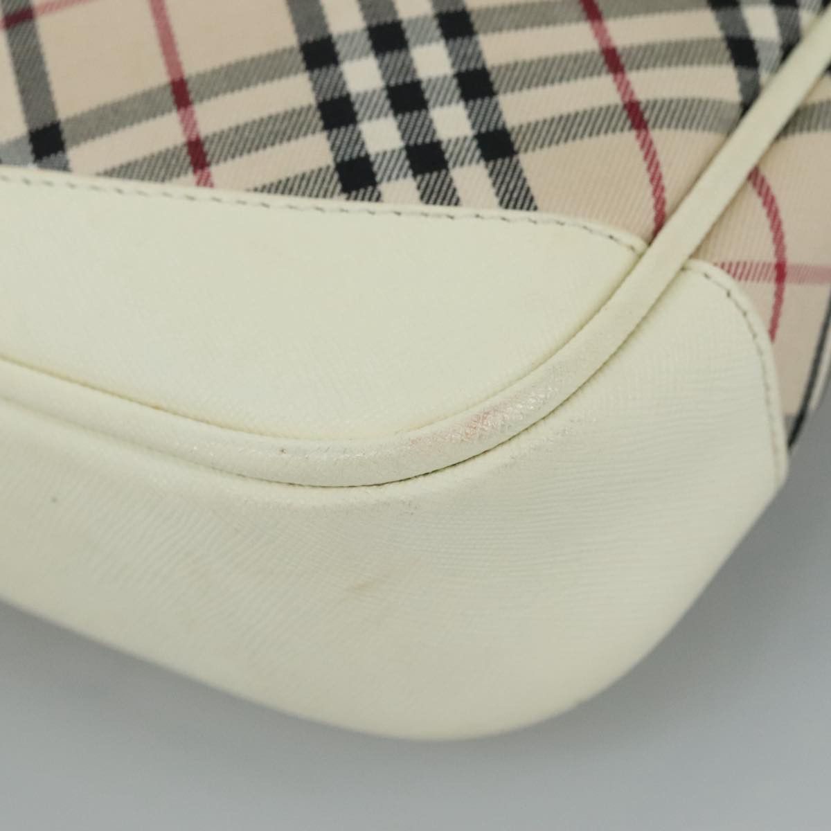Burberry Nova Check Beige Canvas Shoulder Bag (Pre-Owned) Size ONE SIZE - 7 Thumbnail