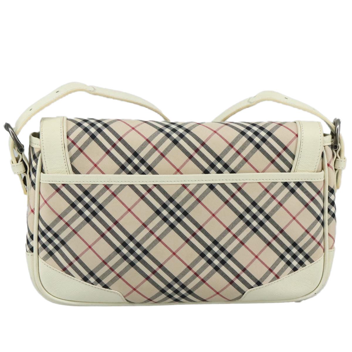 Burberry Nova Check Beige Canvas Shoulder Bag (Pre-Owned) Size ONE SIZE - 2 Thumbnail