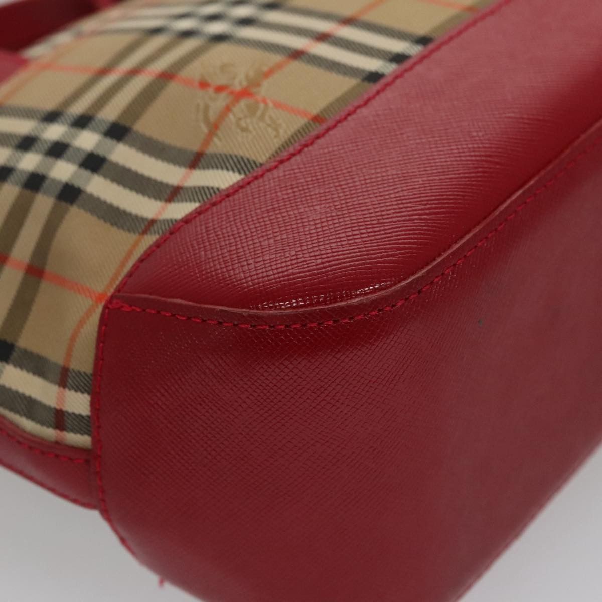 Burberry Nova Check Beige Canvas Handbag (Pre-Owned) Size ONE SIZE - 8 Thumbnail