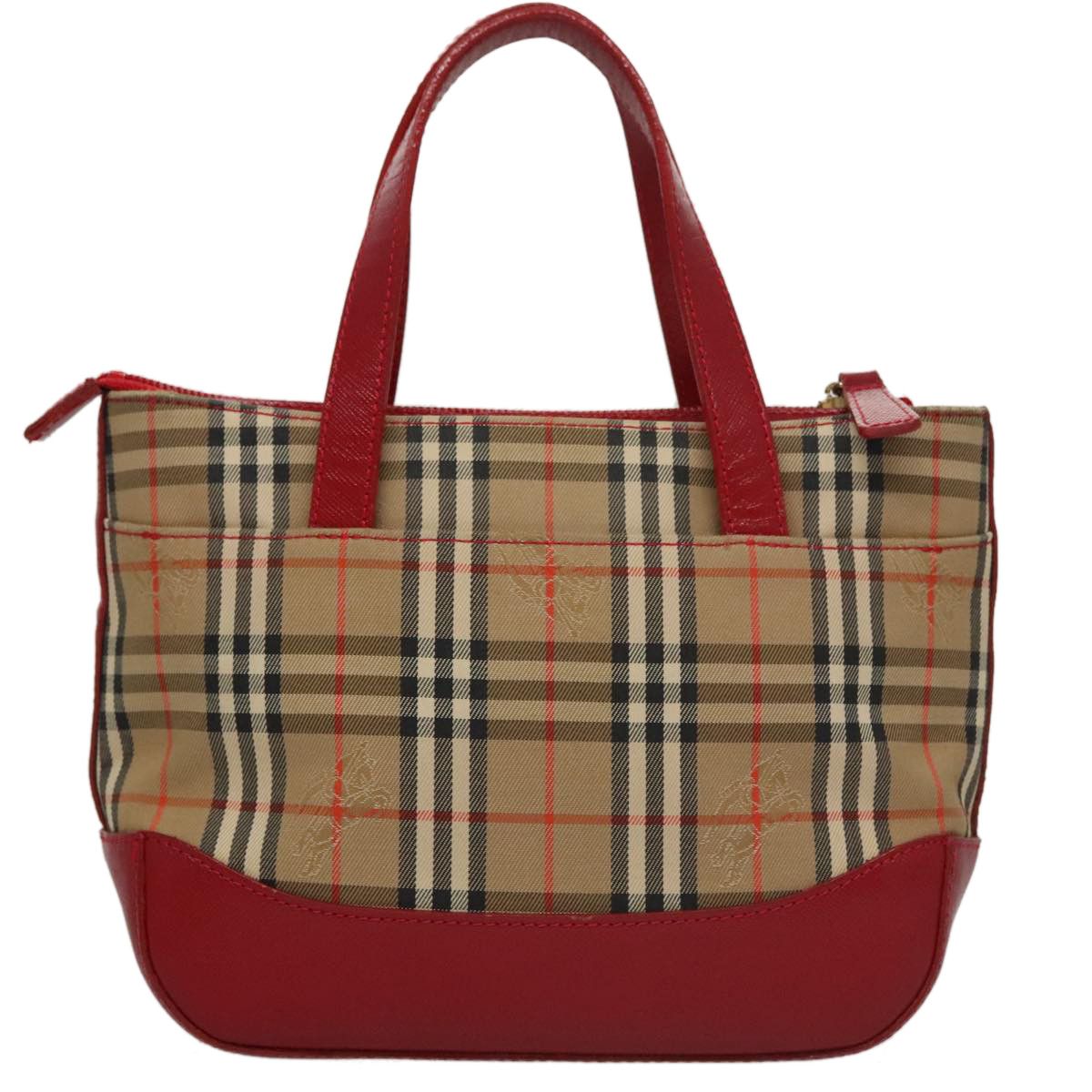 Burberry Nova Check Beige Canvas Handbag (Pre-Owned) Size ONE SIZE - 2 Thumbnail