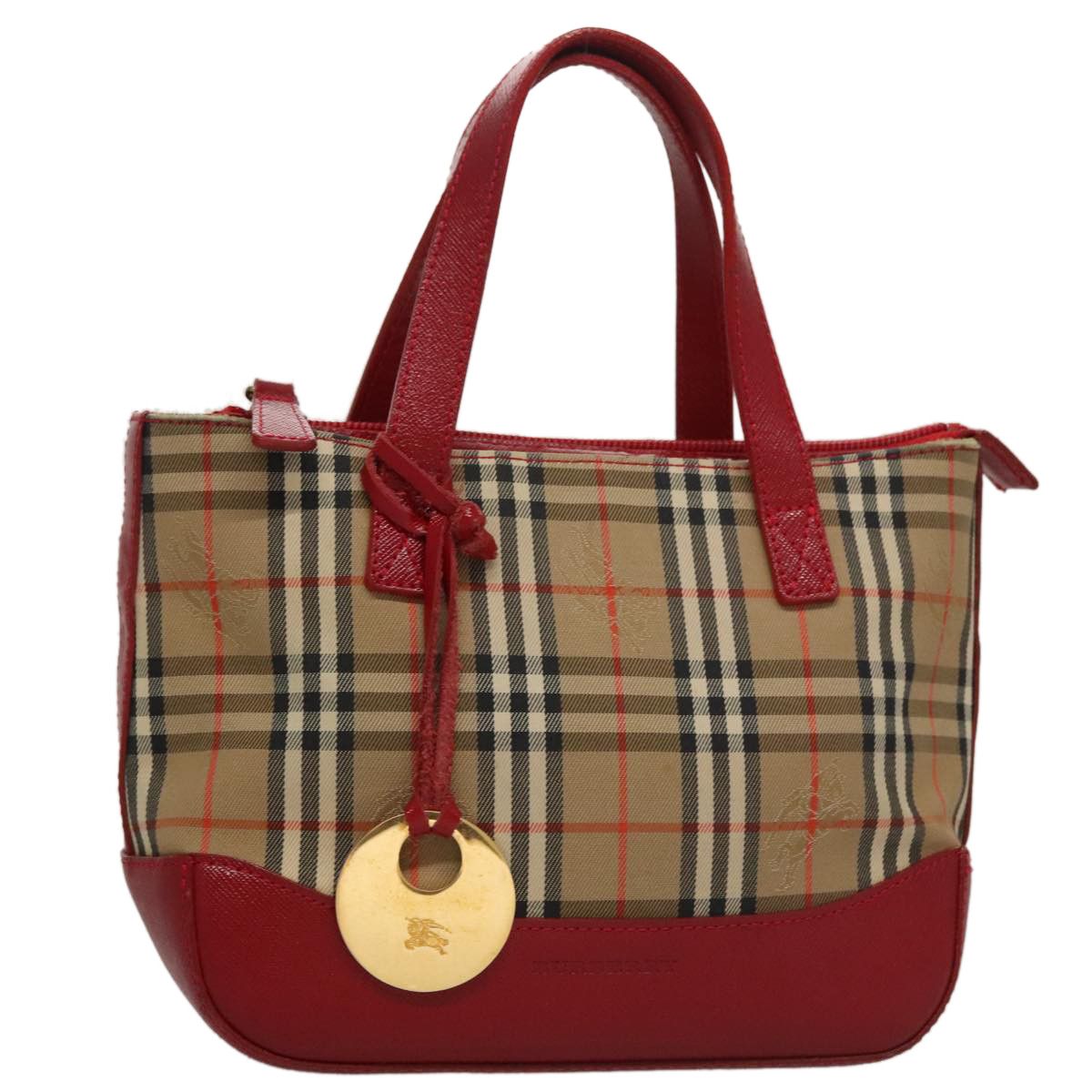 Burberry Nova Check Beige Canvas Handbag (Pre-Owned) Size ONE SIZE - 15 Thumbnail