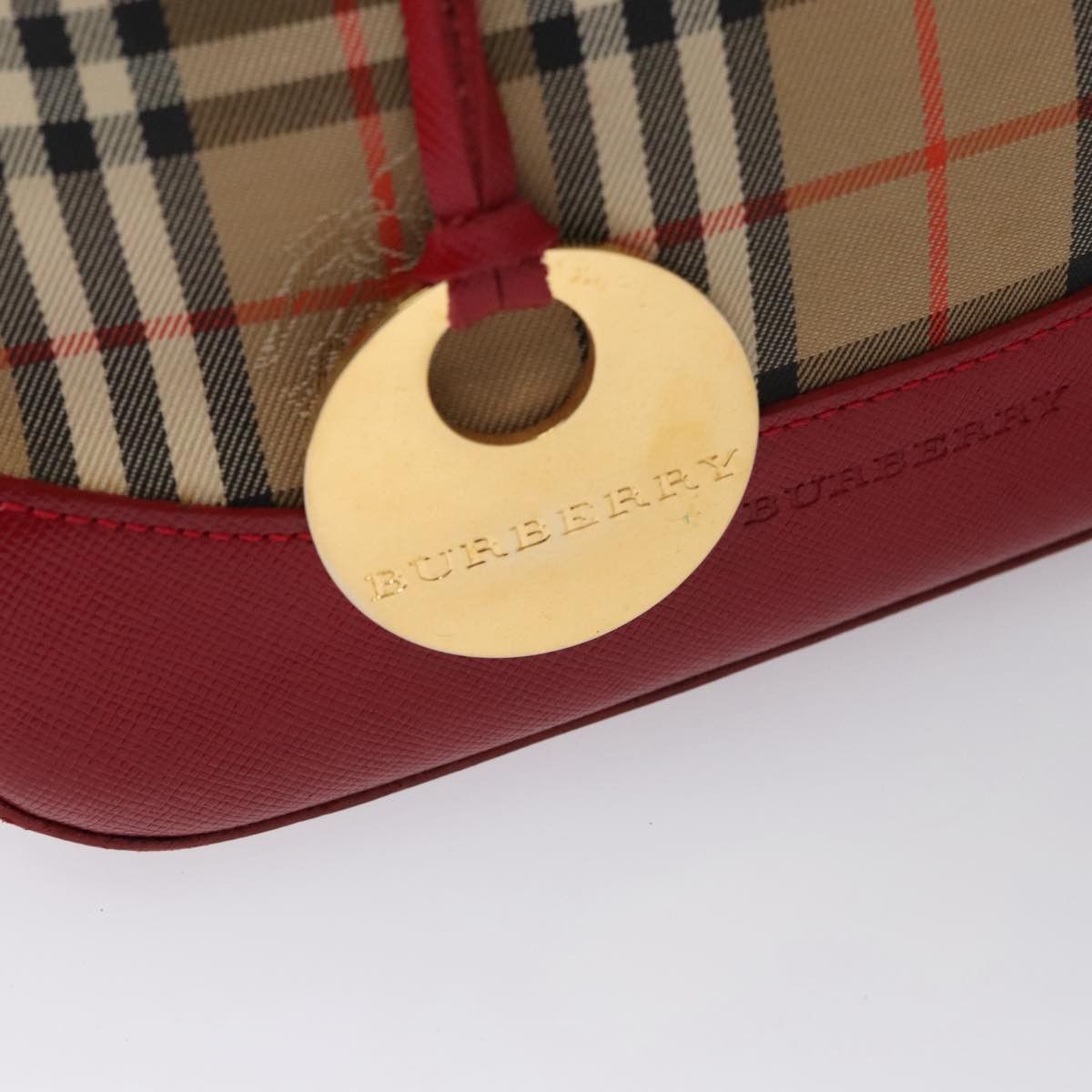 Burberry Nova Check Beige Canvas Handbag (Pre-Owned) Size ONE SIZE - 13 Thumbnail