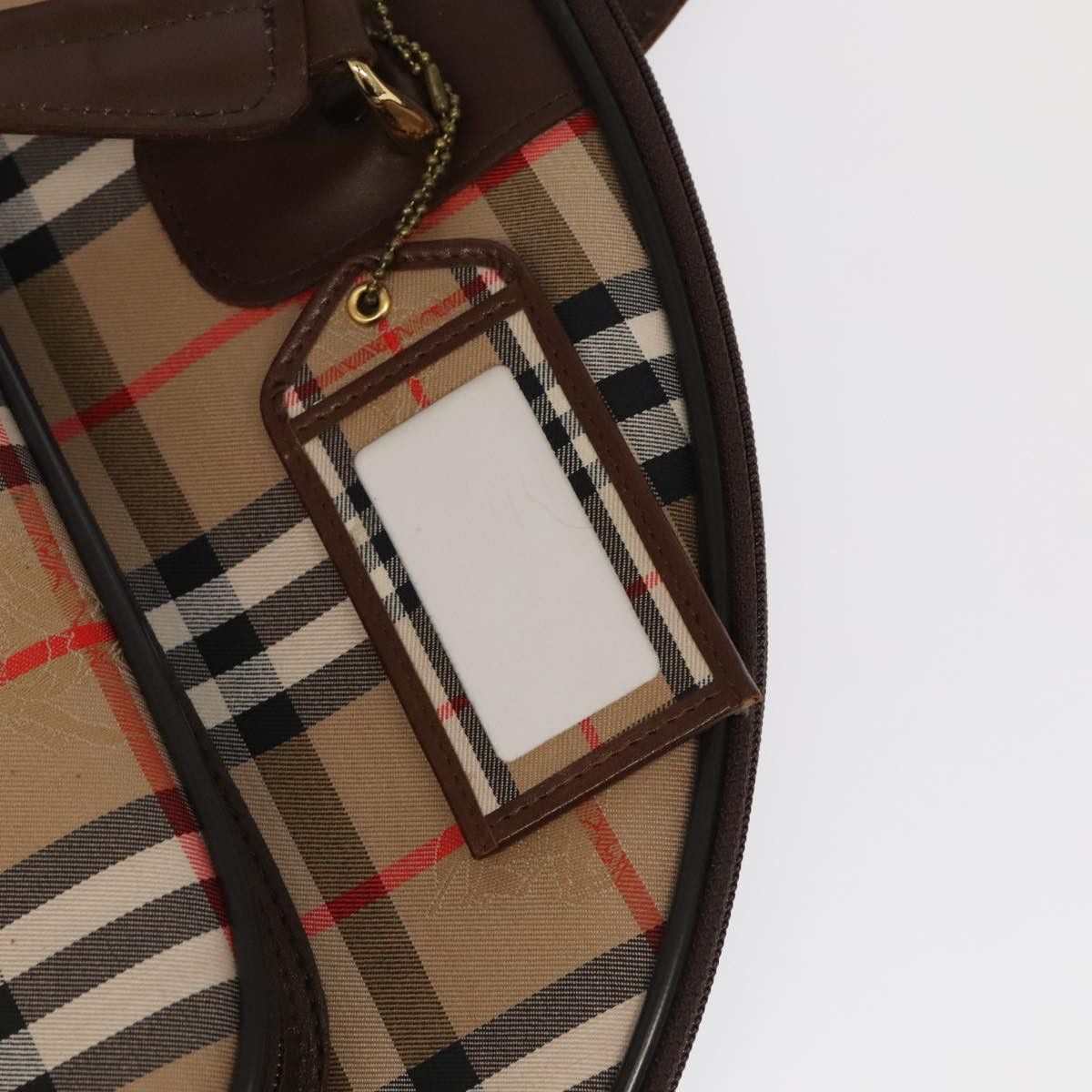 Burberry Nova Check Beige Canvas Travel Bag (Pre-Owned) Size ONE SIZE - 18 Thumbnail