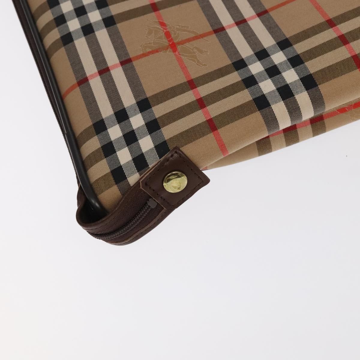 Burberry Nova Check Beige Canvas Travel Bag (Pre-Owned) Size ONE SIZE - 10 Thumbnail