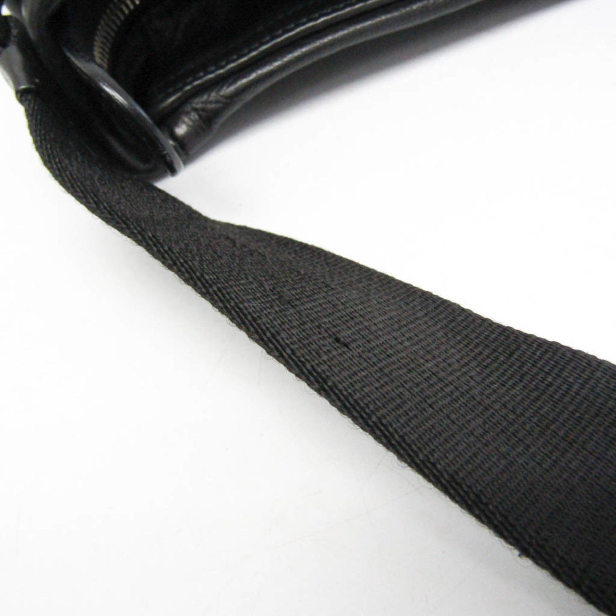 Prada Black Leather Shopper Bag (Pre-Owned) Size ONE SIZE - 12 Thumbnail