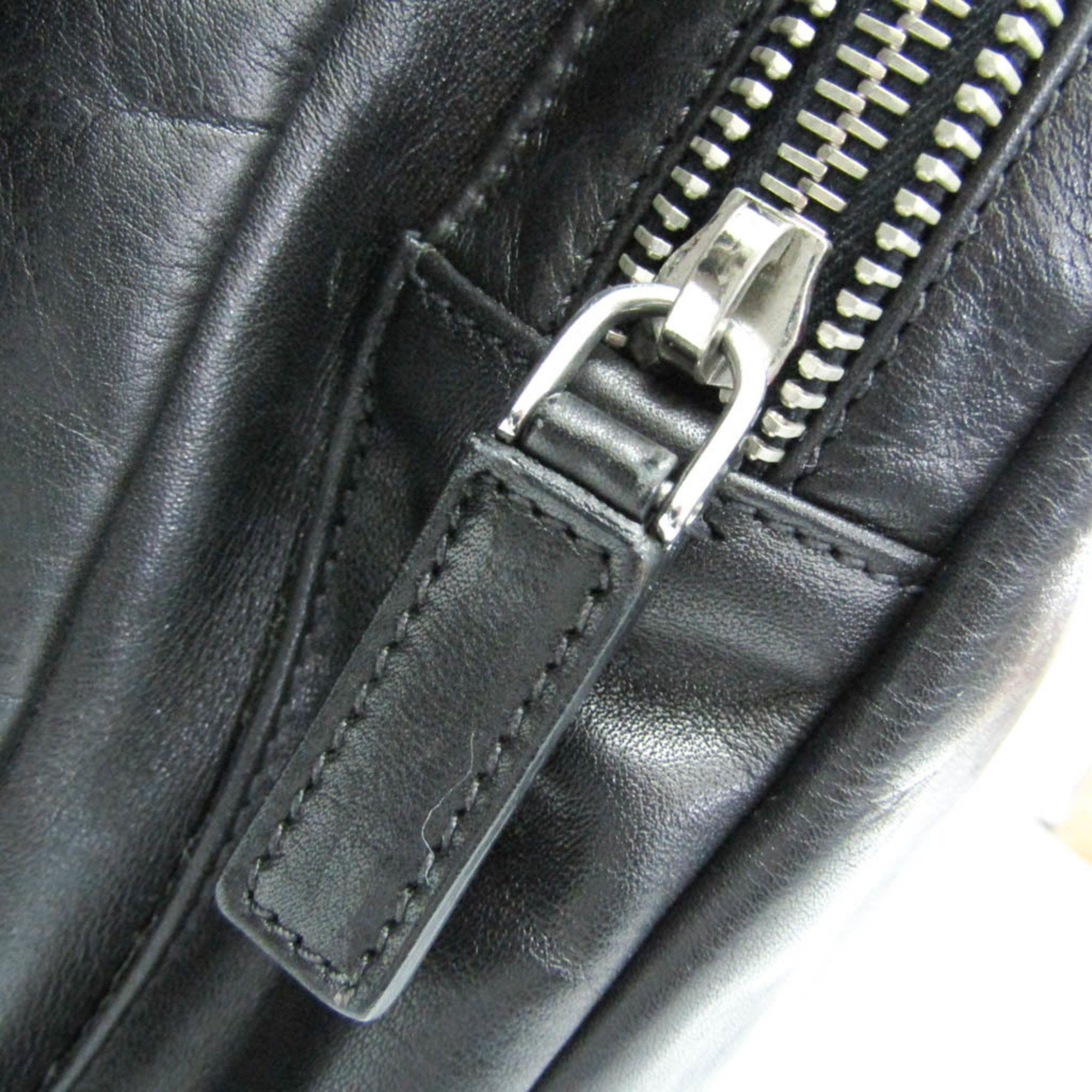 Prada Black Leather Shopper Bag (Pre-Owned) Size ONE SIZE - 5 Thumbnail