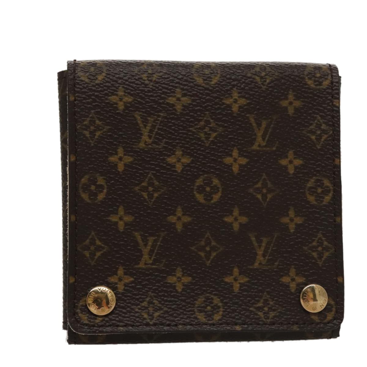 Louis Vuitton Jewelry Case Brown Canvas Wallet (Pre-Owned) Size ONE SIZE - 3 Thumbnail