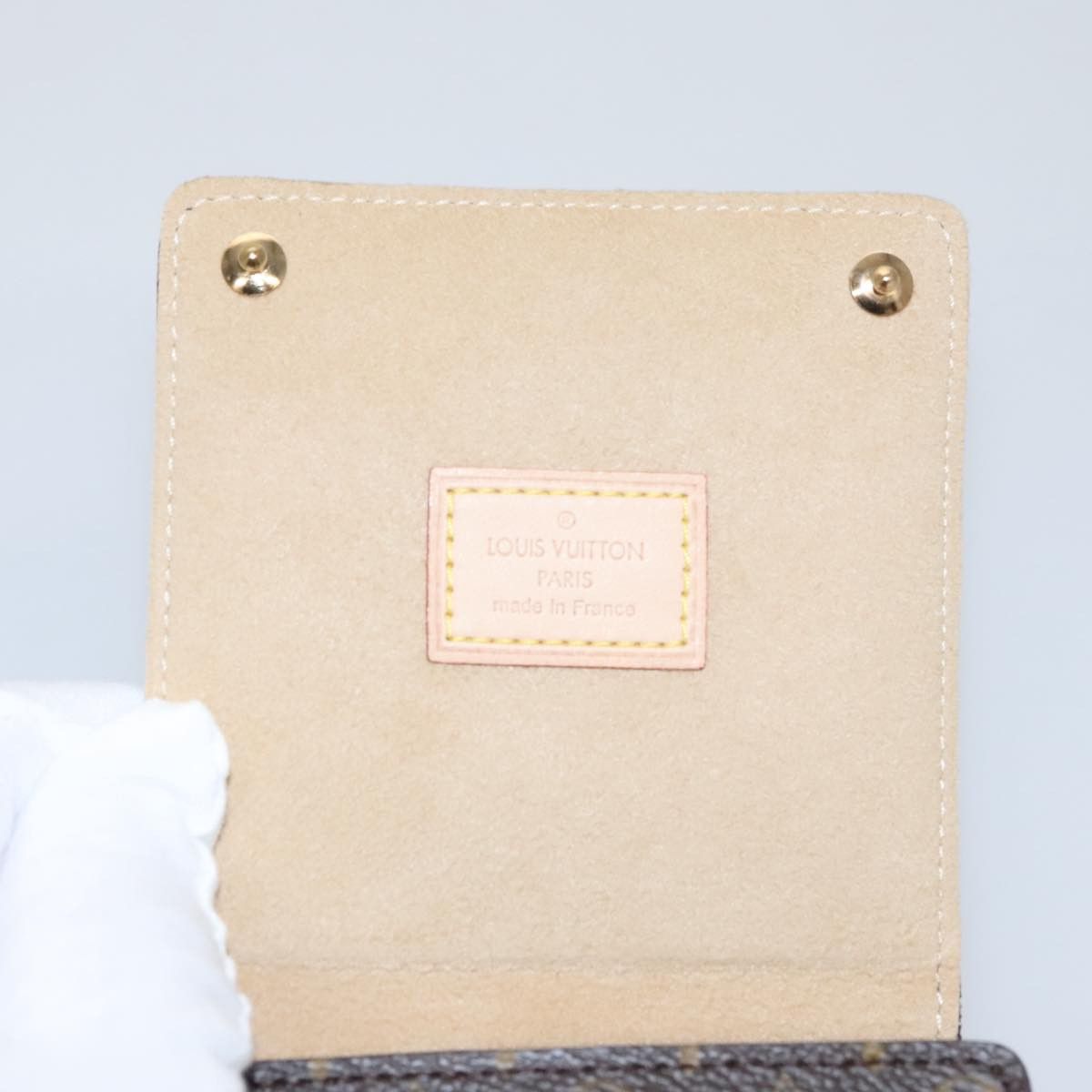 Louis Vuitton Jewelry Case Brown Canvas Wallet (Pre-Owned) Size ONE SIZE - 19 Thumbnail