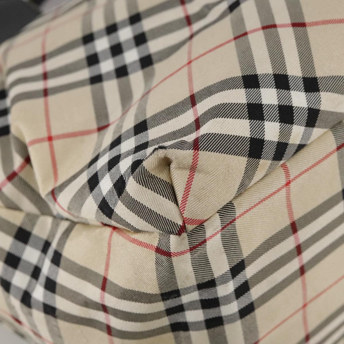 Burberry Nova Check Beige Canvas Handbag (Pre-Owned) Size ONE SIZE - 7 Thumbnail