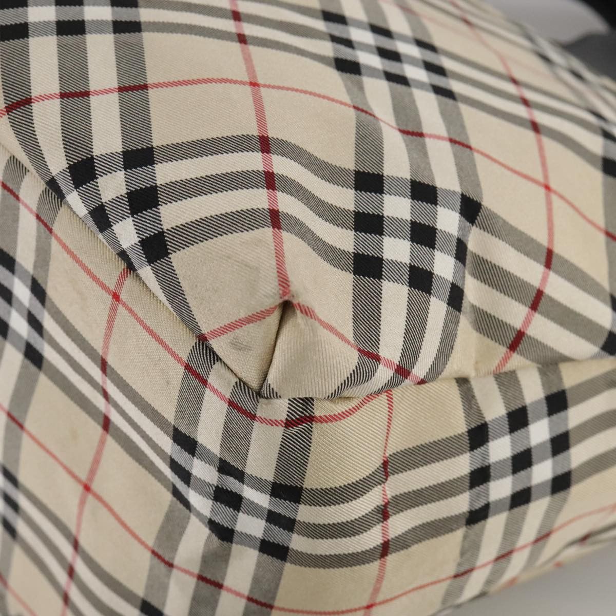 Burberry Nova Check Beige Canvas Handbag (Pre-Owned) Size ONE SIZE - 8 Thumbnail