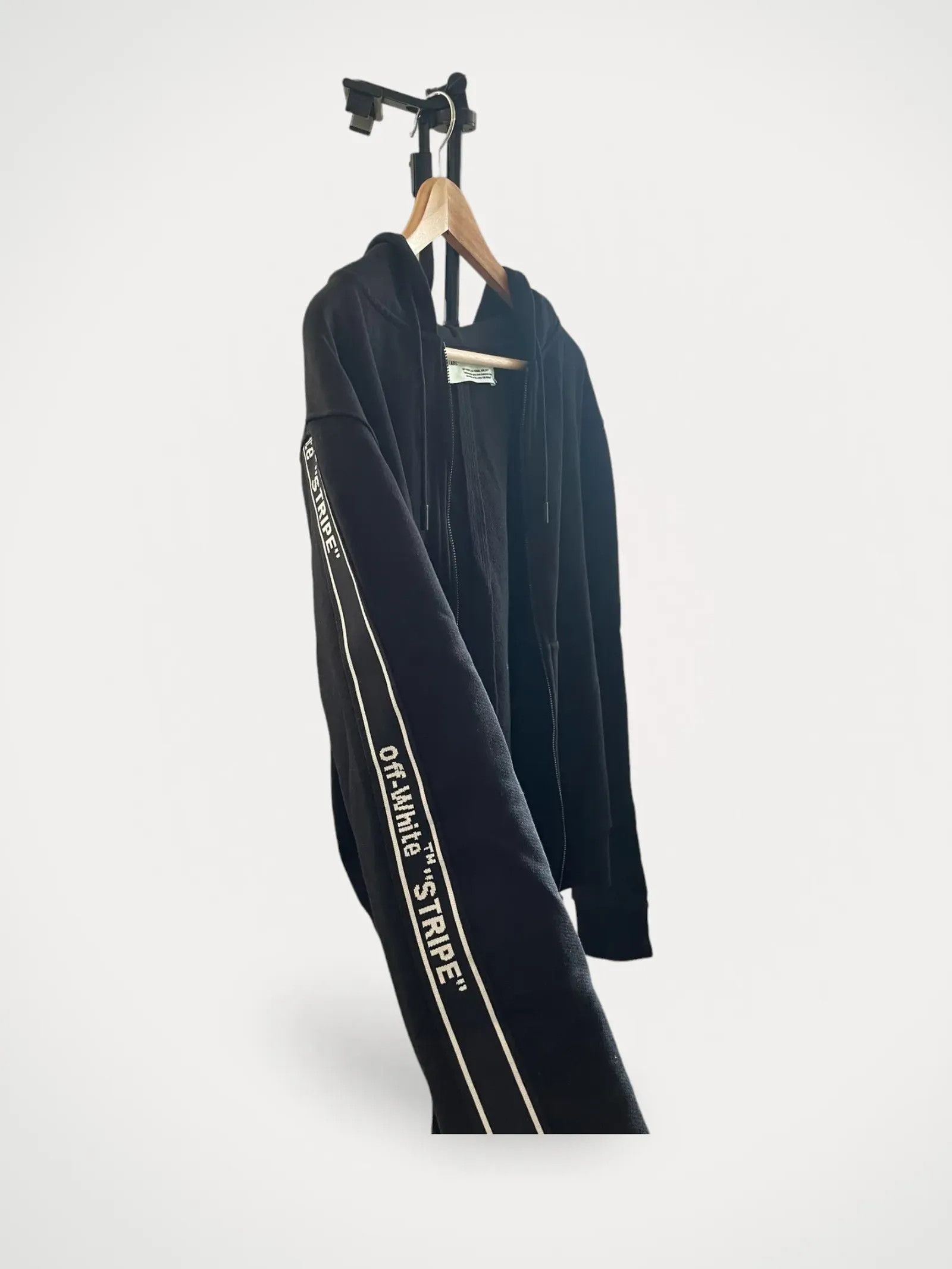 Off-White Off-White Off-white strupe zip hoody Hoodie Size US XS / EU 42 / 0 - 2 Thumbnail