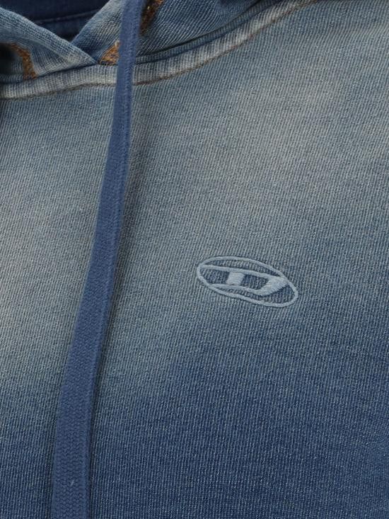 Diesel DIESEL Women Hoodies A16833 0GIAT 01 Blue Size M / US 6-8 / IT 42-44 - 3 Thumbnail