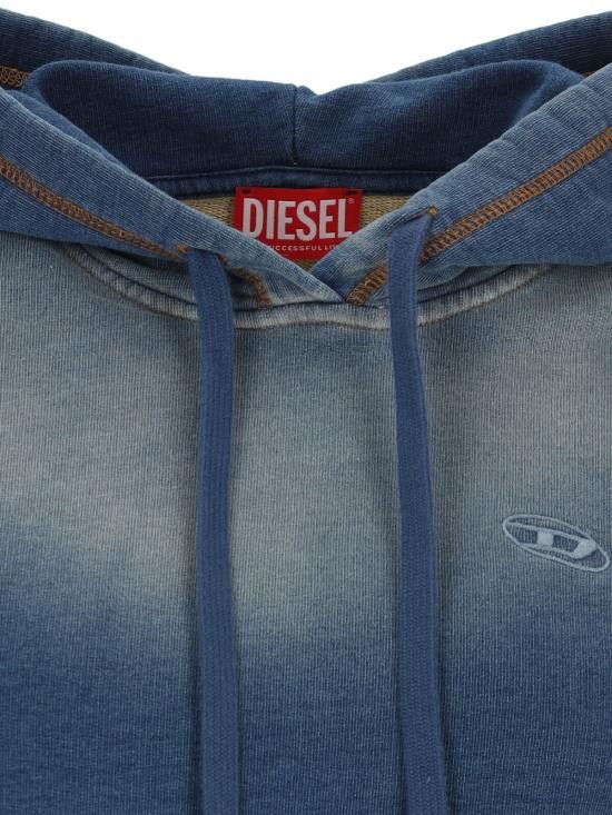 Diesel DIESEL Women Hoodies A16833 0GIAT 01 Blue Size M / US 6-8 / IT 42-44 - 4 Thumbnail
