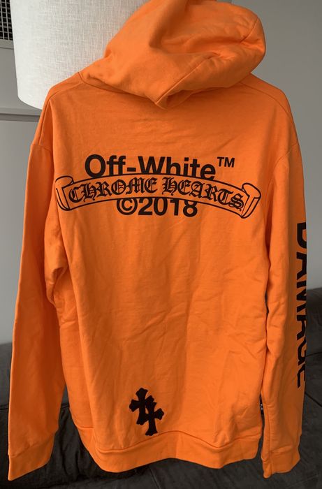 Off white x store chrome hearts hoodie