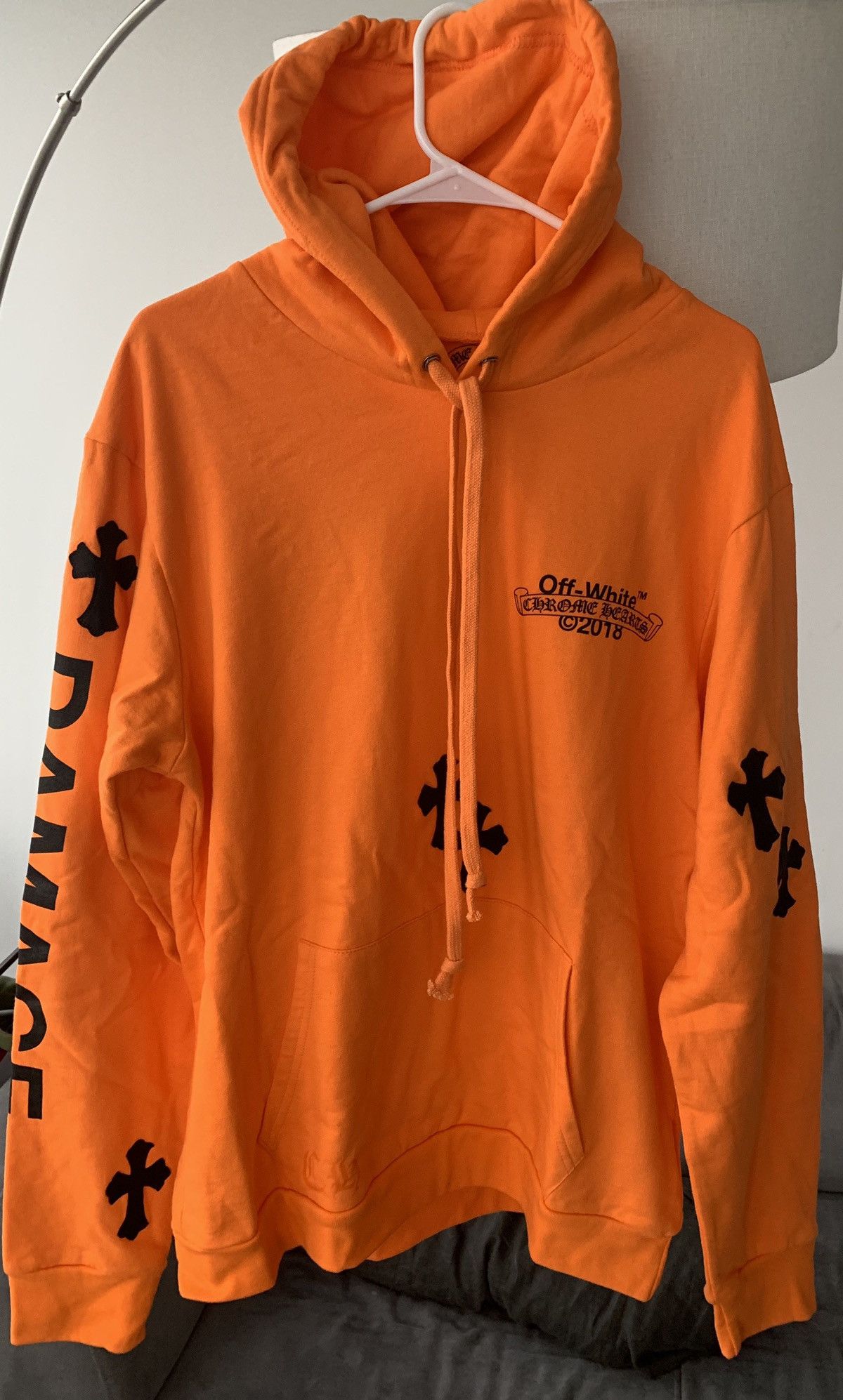 Chrome Hearts Orange Art Basel 2018 Off-White Hoodie Size Small –  THE-ECHELON