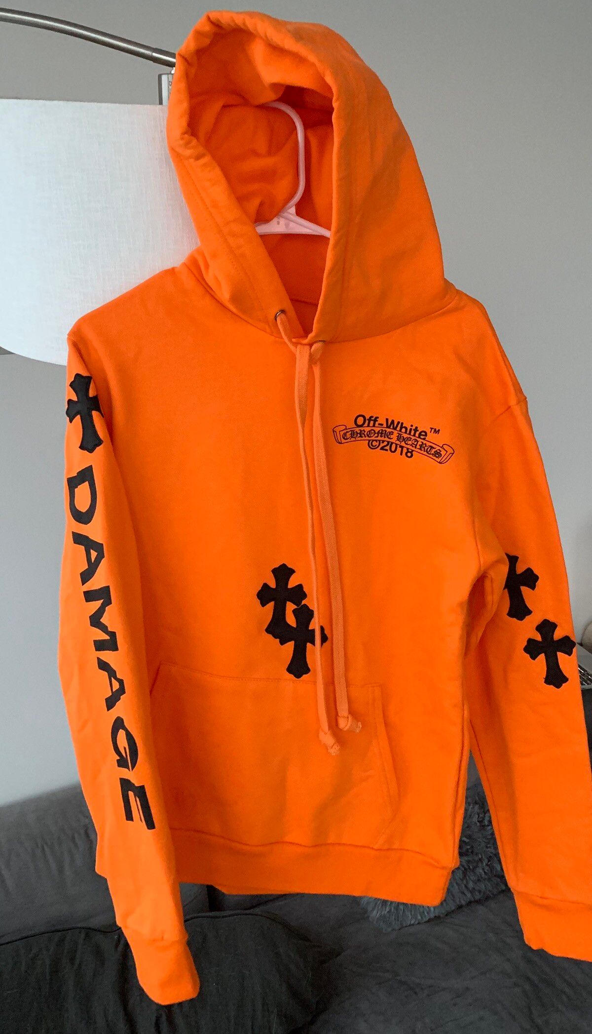 Off-White ART BASEL 2018 Exclusive Chrome Hearts x Off-White Hoodie ...
