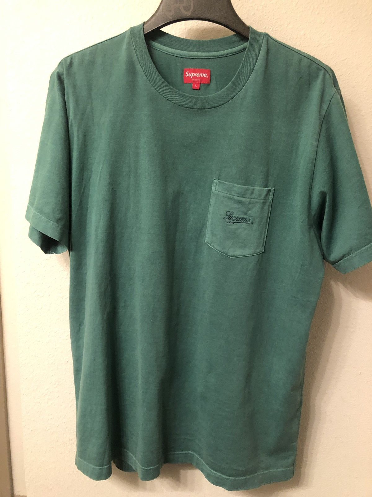 Supreme Overdyed Pocket Tee Grailed
