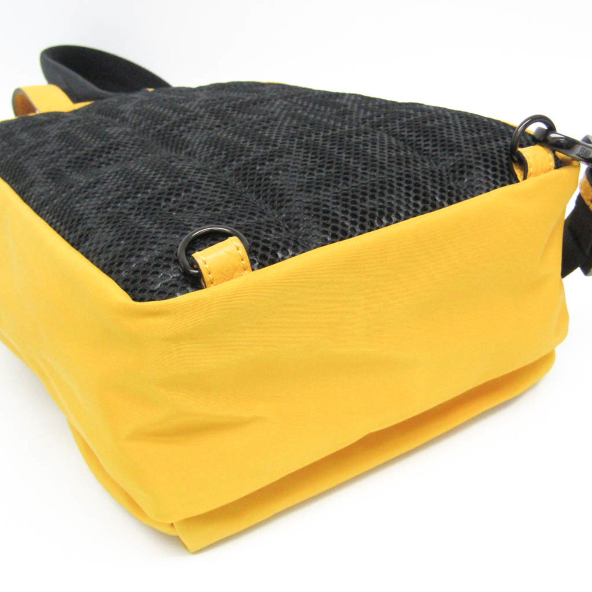 Fendi Fendi Fendines 7VZ067 Men,Women Nylon Backpack,Sling Bag Yellow Size ONE SIZE - 5 Thumbnail