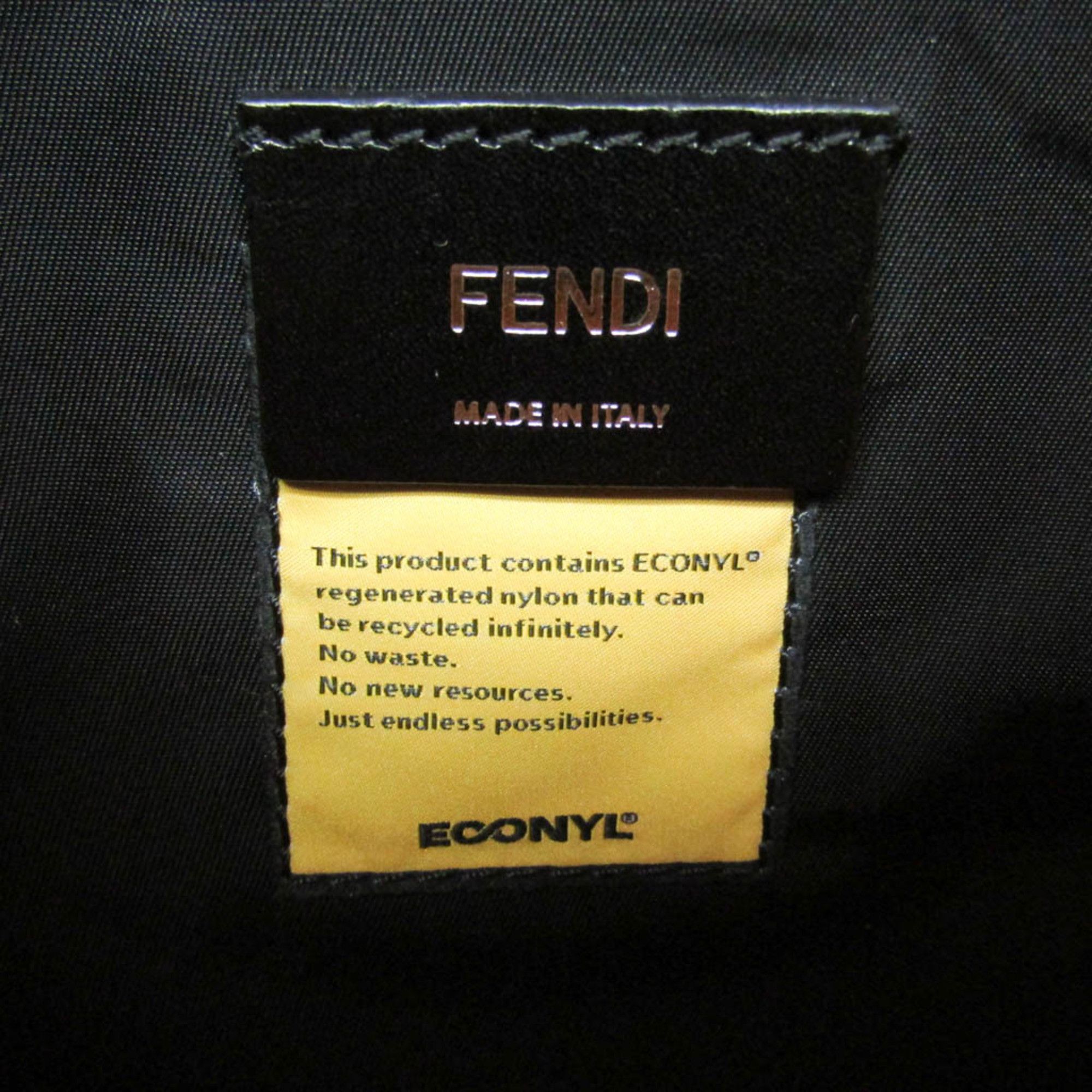 Fendi Fendi Fendines 7VZ067 Men,Women Nylon Backpack,Sling Bag Yellow Size ONE SIZE - 10 Thumbnail