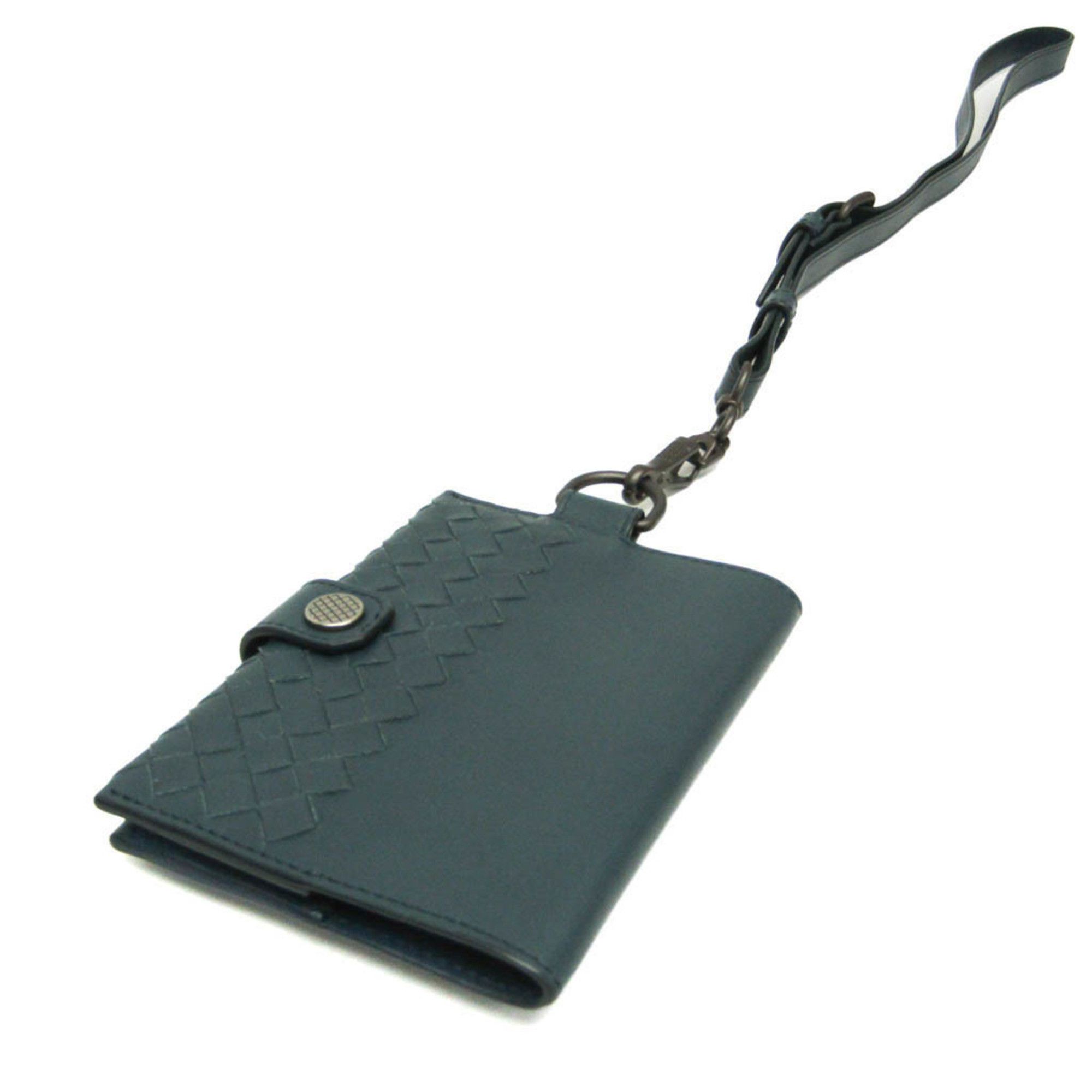 Bottega Veneta Bottega Veneta Intrecciato Compact Size Planner Cover Dark Blue Size ONE SIZE - 3 Thumbnail