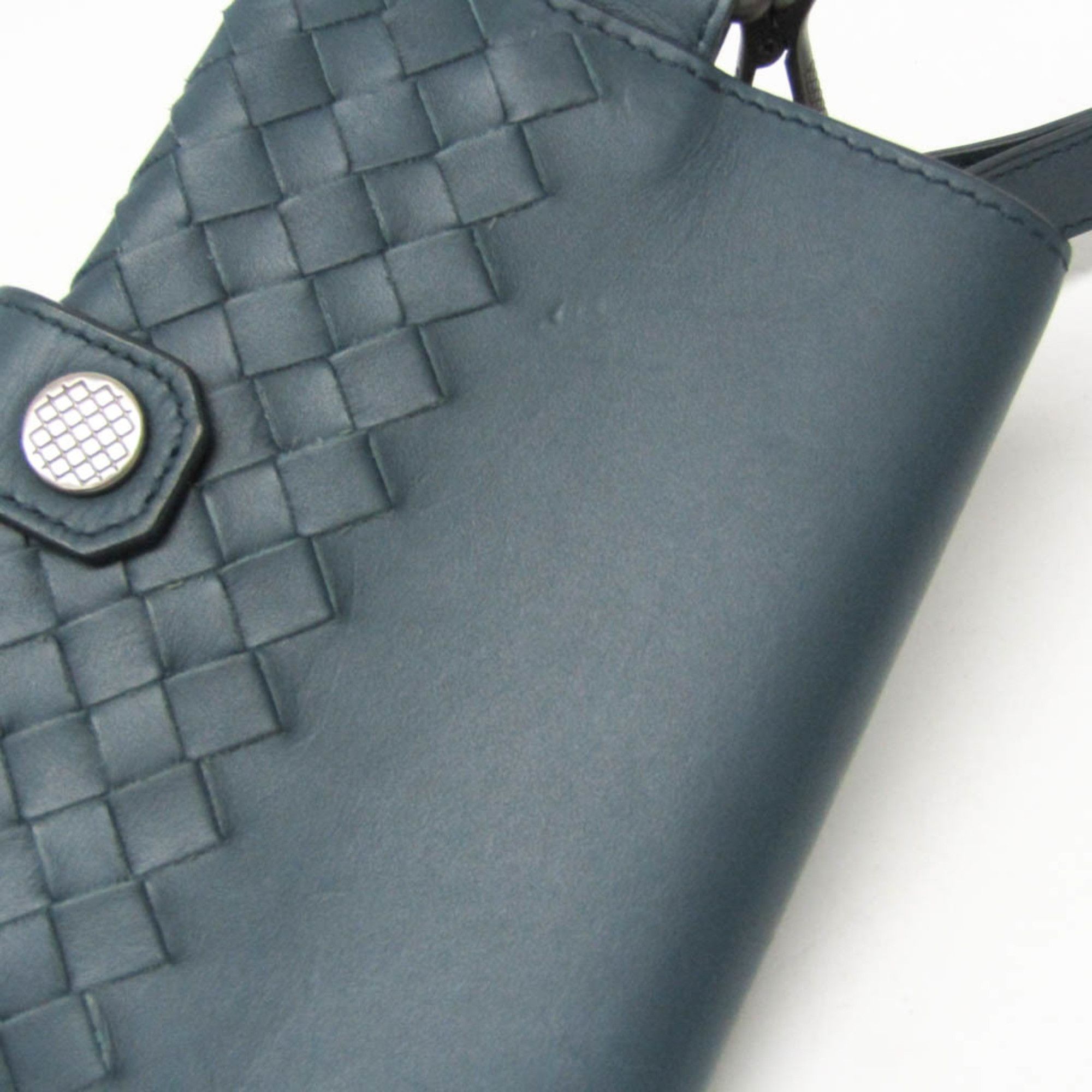 Bottega Veneta Bottega Veneta Intrecciato Compact Size Planner Cover Dark Blue Size ONE SIZE - 6 Thumbnail