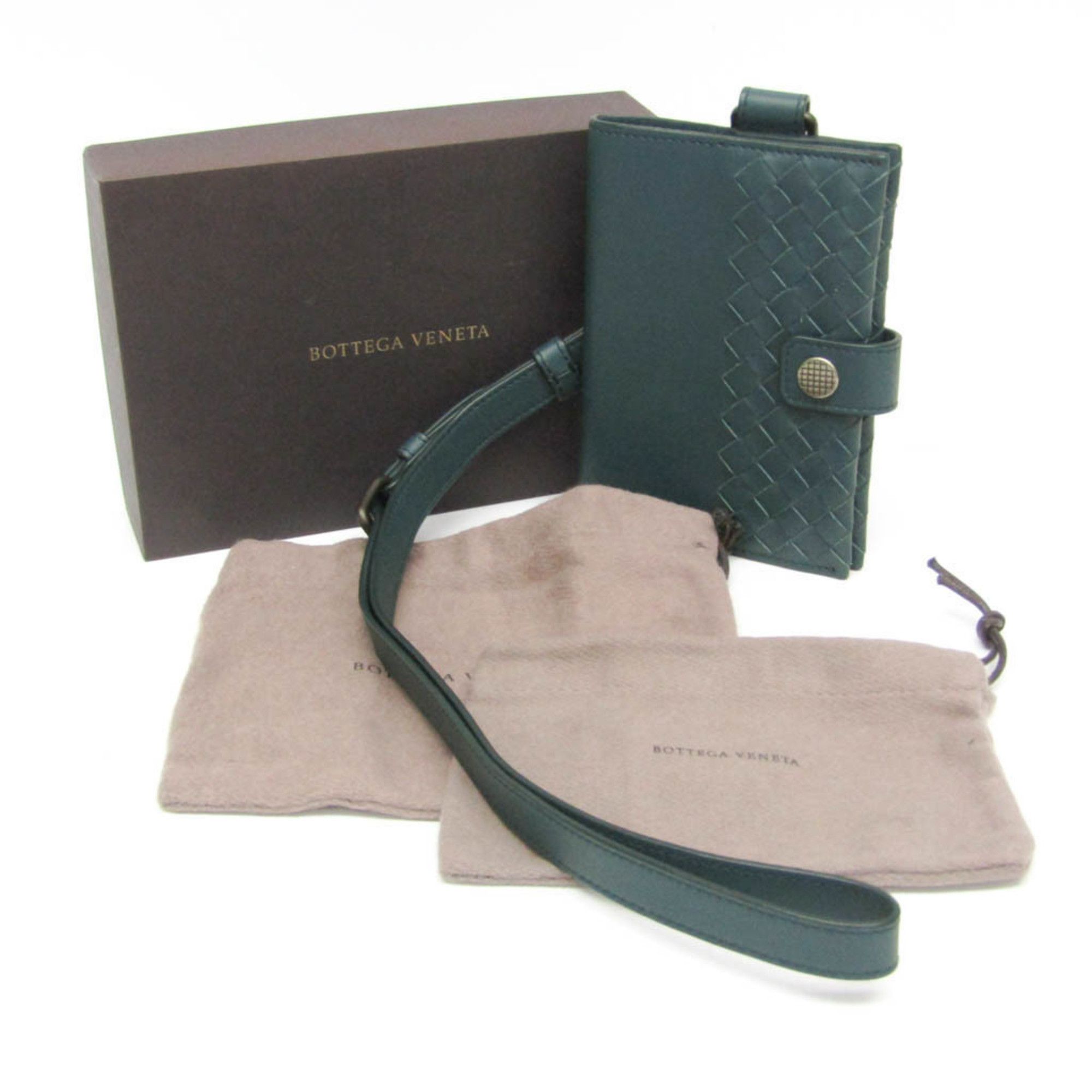 Bottega Veneta Bottega Veneta Intrecciato Compact Size Planner Cover Dark Blue Size ONE SIZE - 2 Thumbnail