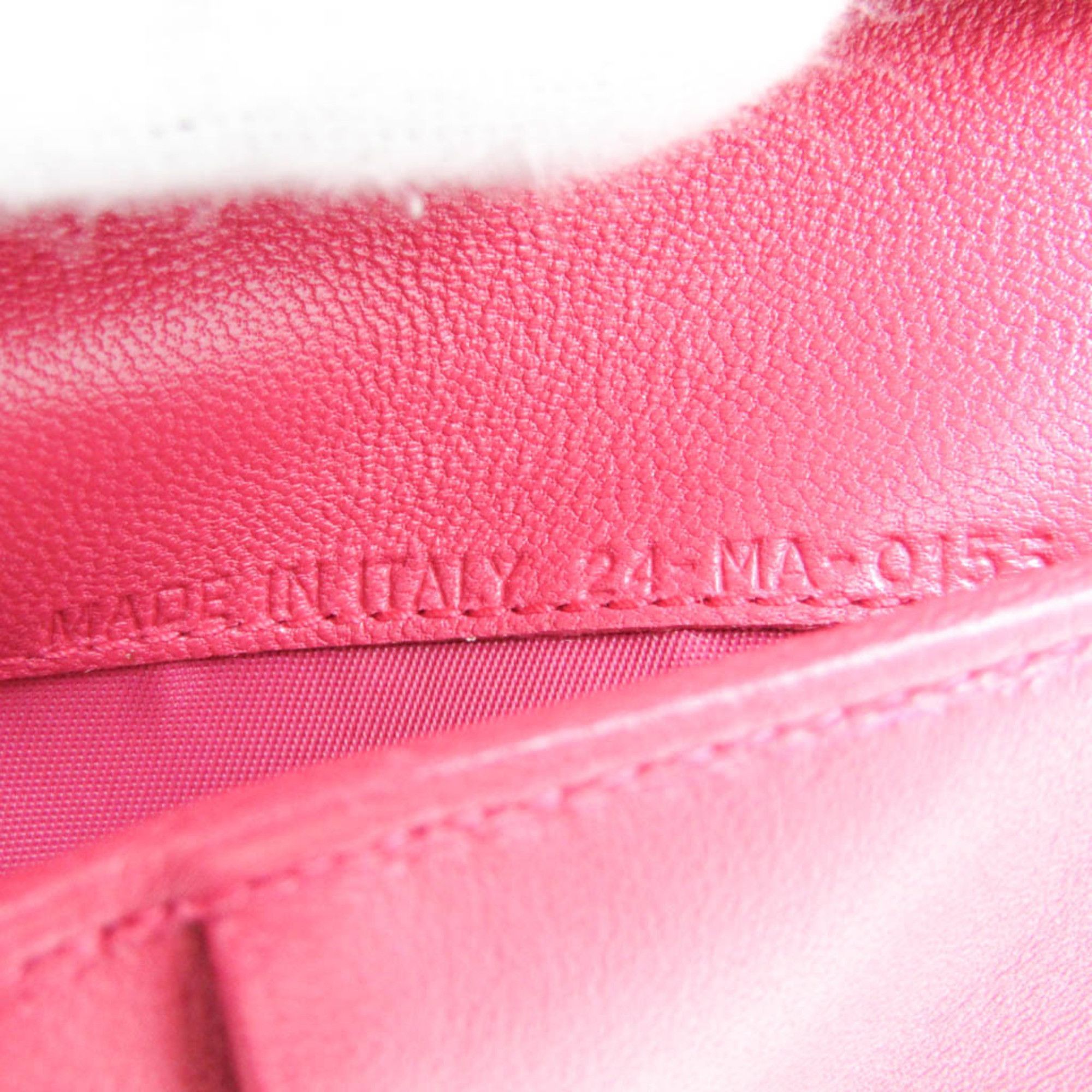 Dior Christian Dior DIORAMA S0617PNAG Women's Leather Wallet (tri-fold) Pink Size ONE SIZE - 14 Thumbnail